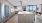 a kitchen with a large island