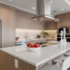 Well-lit kitchen with ample counter space