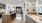 a kitchen with a large island