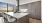 a kitchen with a large island